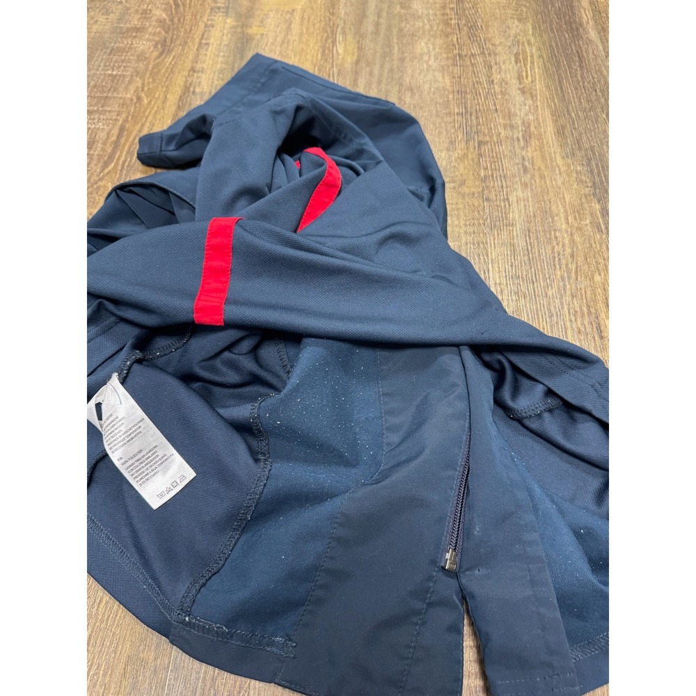 Chick-fil-A Oobe Team Style Employee Uniform Shirt Navy Blue Red Mens Medium - Picture 13 of 16